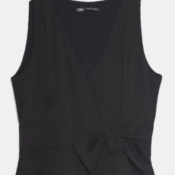 BRAND NEW Zara Bow Waist Top. Size M. Worth 46$. - Picture 2 of 4